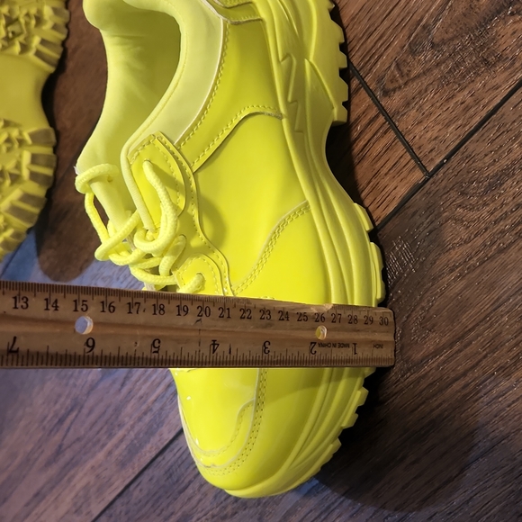 Chunky Lug Neon Sneakers - Picture 16 of 16